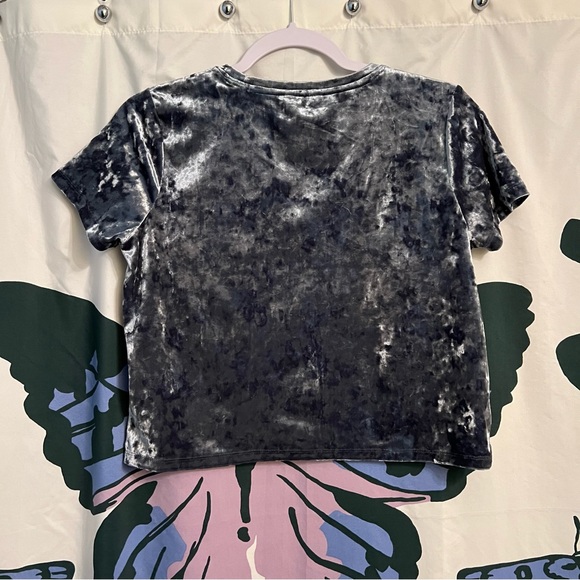 NWOT crushed velvet crop - Picture 2 of 3